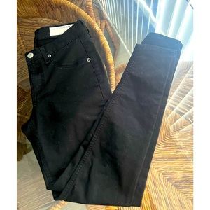 🌹Rag & Bone EUC Size 25 Black Skinny Jeans!
